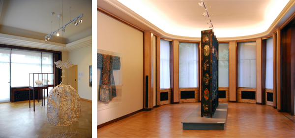 左右ともに企画展「Un rêve d'éternité. Le temps longs des arts d'Orient」（2011年10月～2012年2月）の展示風景。