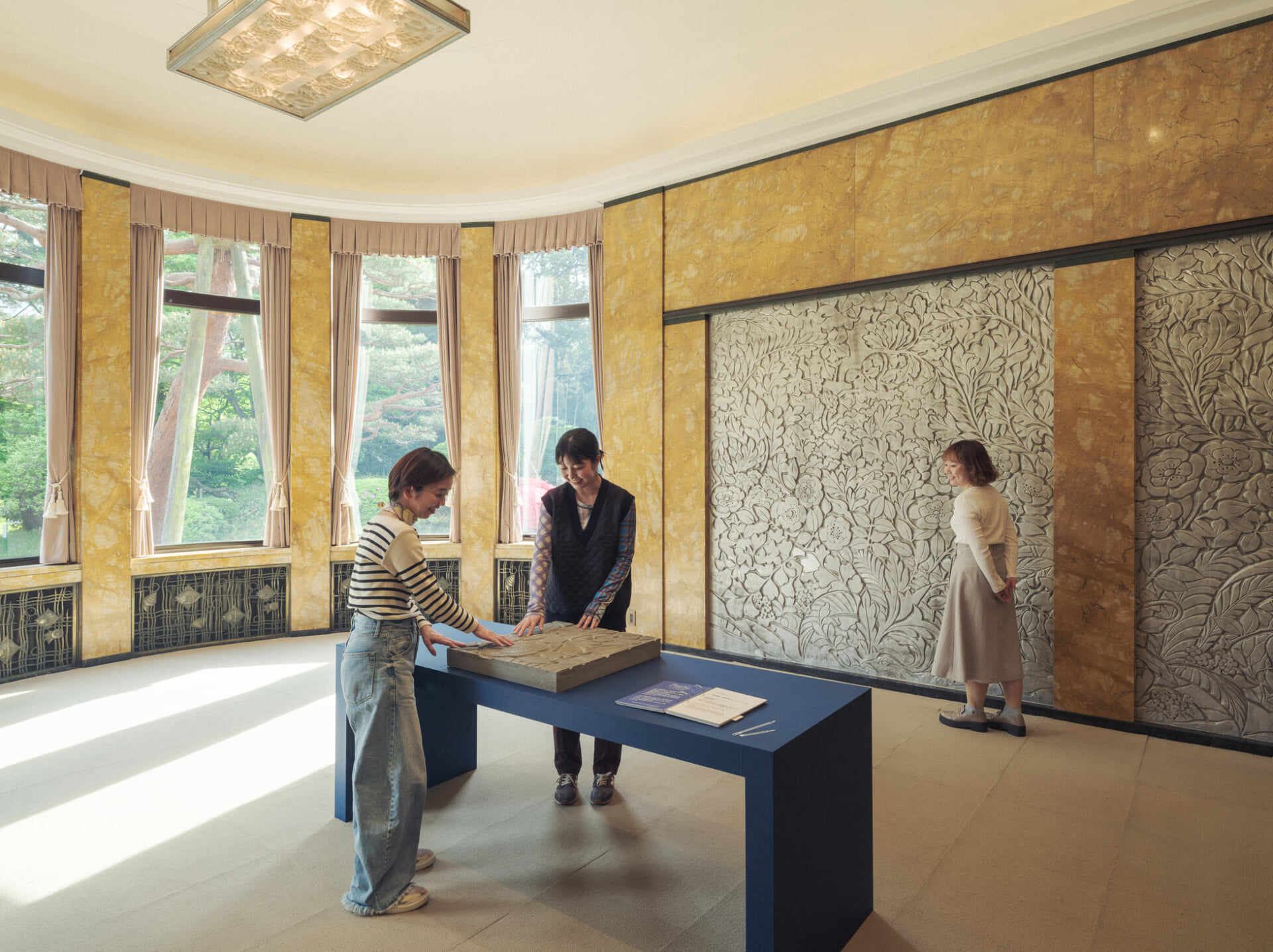 さわる展示の様子