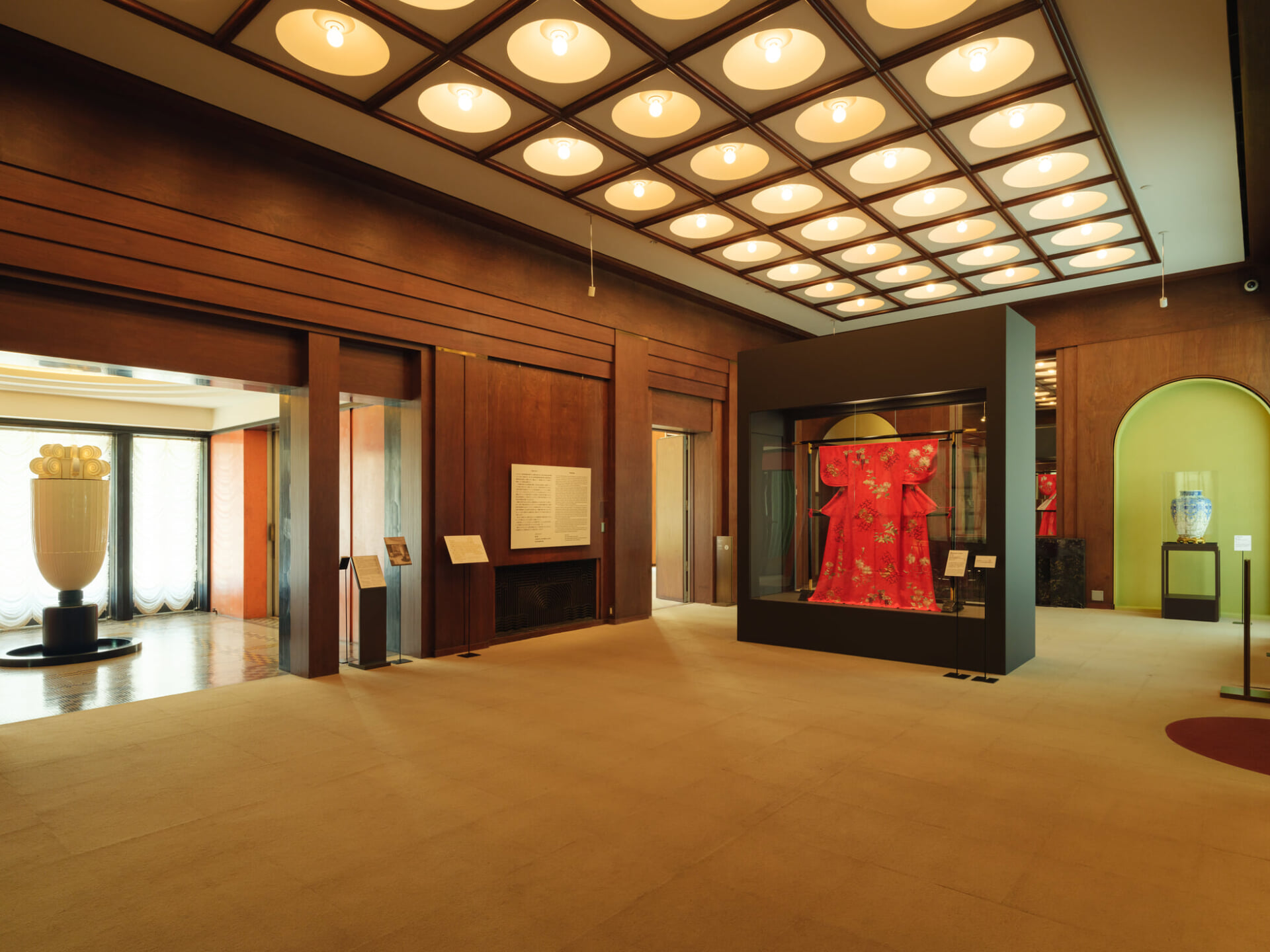 展示風景の写真