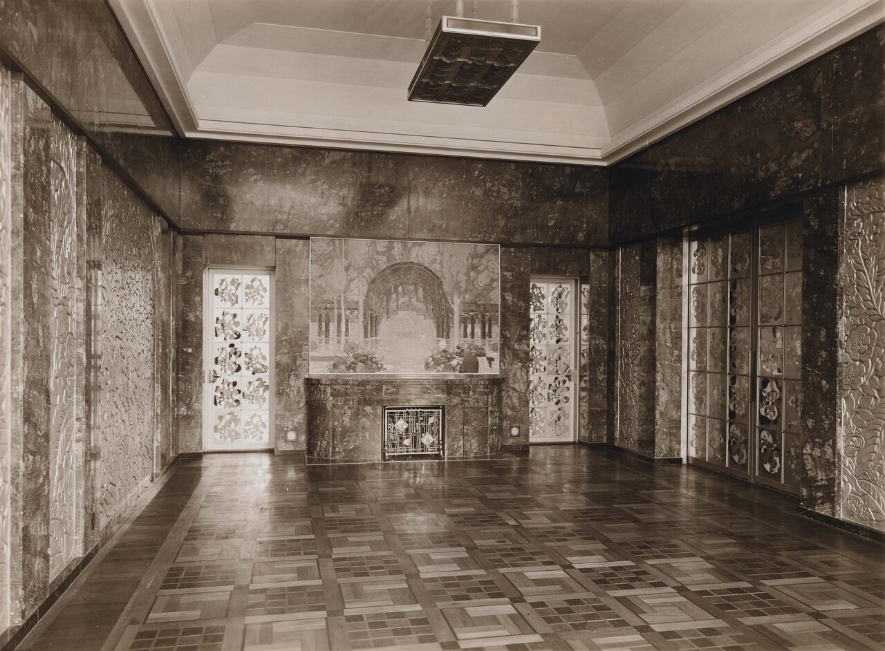 Great Dining Hall, Residence of Prince Asaka, Matsui Photo Studio, 1933