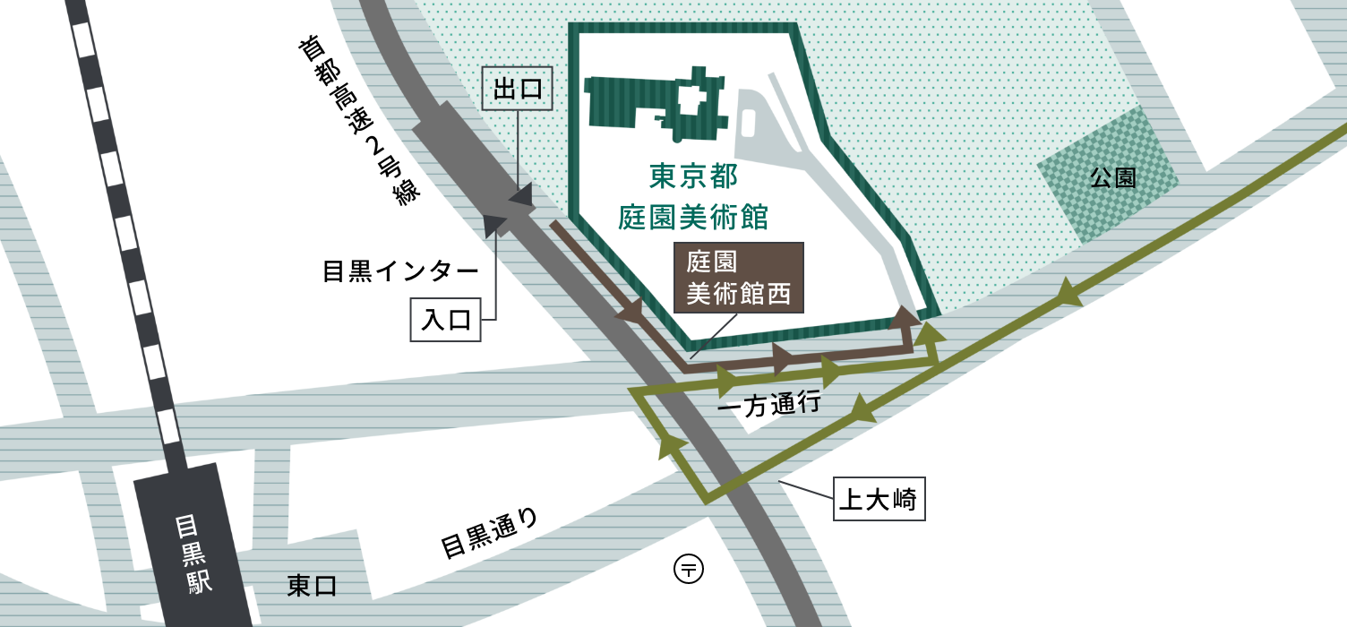 お車でお越しの際の駐車場と周辺地図