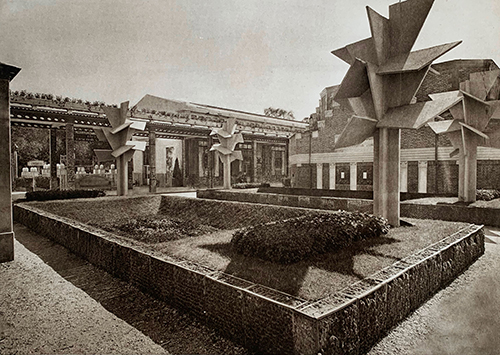 ロベール・マレ=ステヴァンス「庭」『建築と庭園：アール・デコ博覧会』東京都庭園美術館像の写真