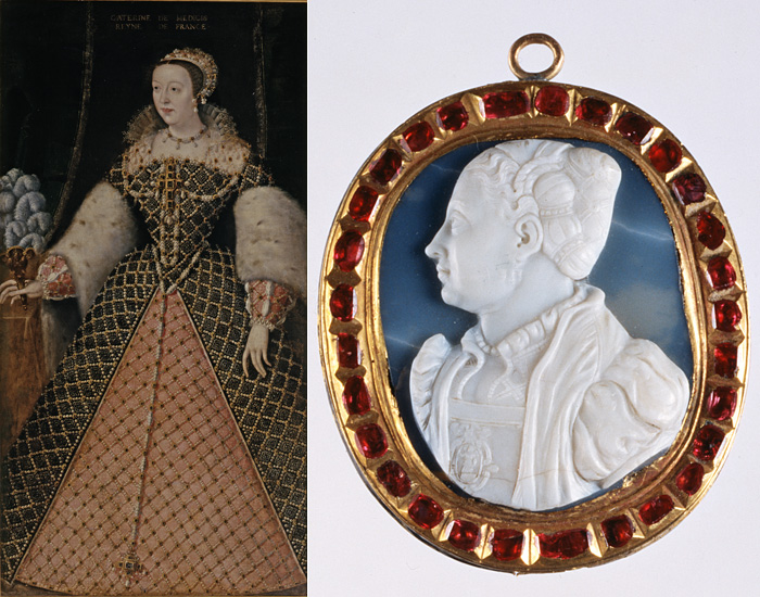 ジェルマン・ル・マニエ（？)《フランス王妃、カテリーナ・デ・メディチ（カトリーヌ・ド・メディシス）の肖像》 1547-1559年