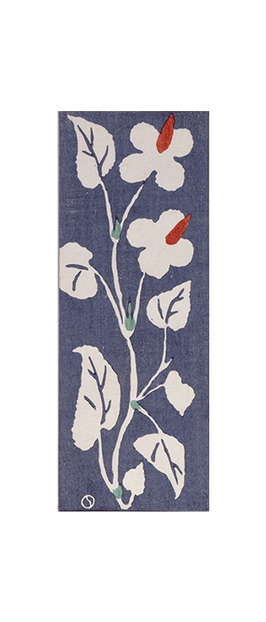 Envelope “Houttuynia Cordata”, Taisho era(1912-1926), Woodblock print, Collection of Yumeji Art Museum
