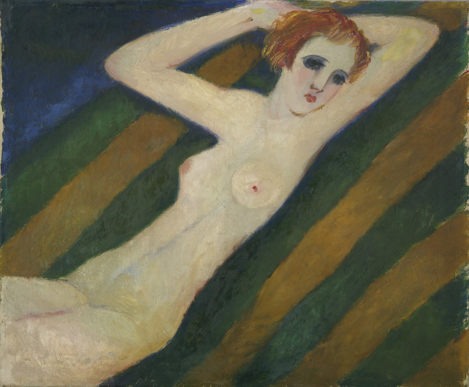Nude on the West Coast, 1931-1932, Oil on canvas, Collection of Yumeji Art Museum