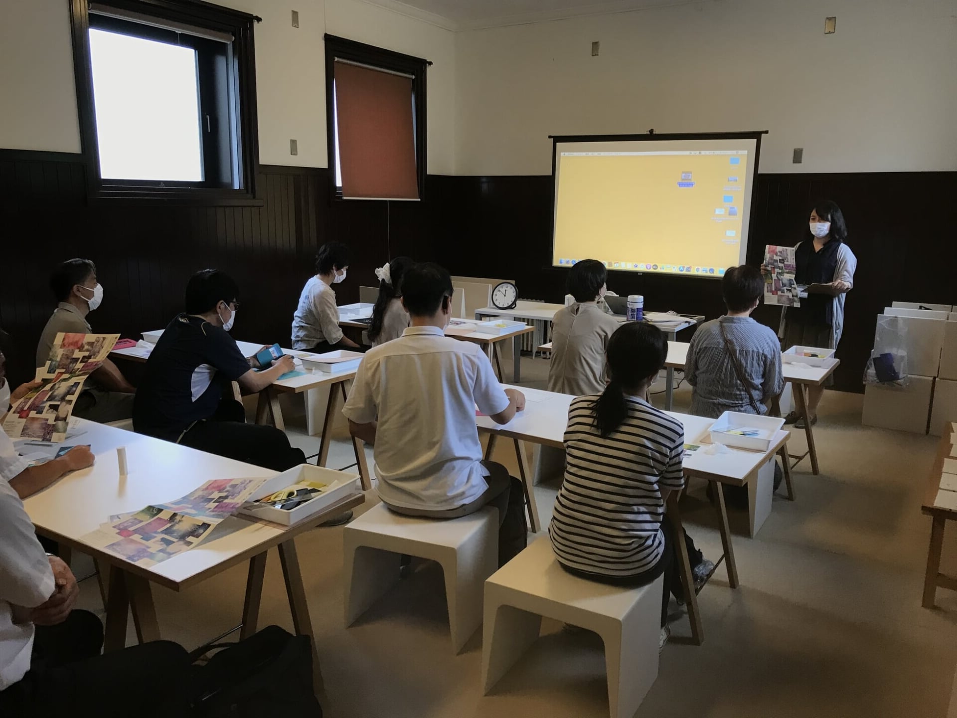 教員向けのレクチャーーの様子