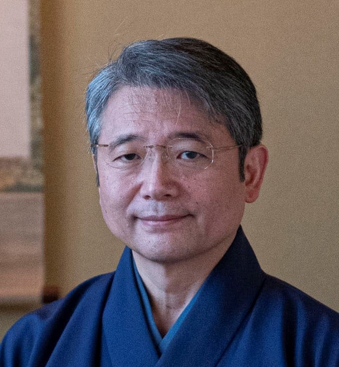 江戸千家宗家蓮華菴家元　川上閑雪の肖像写真