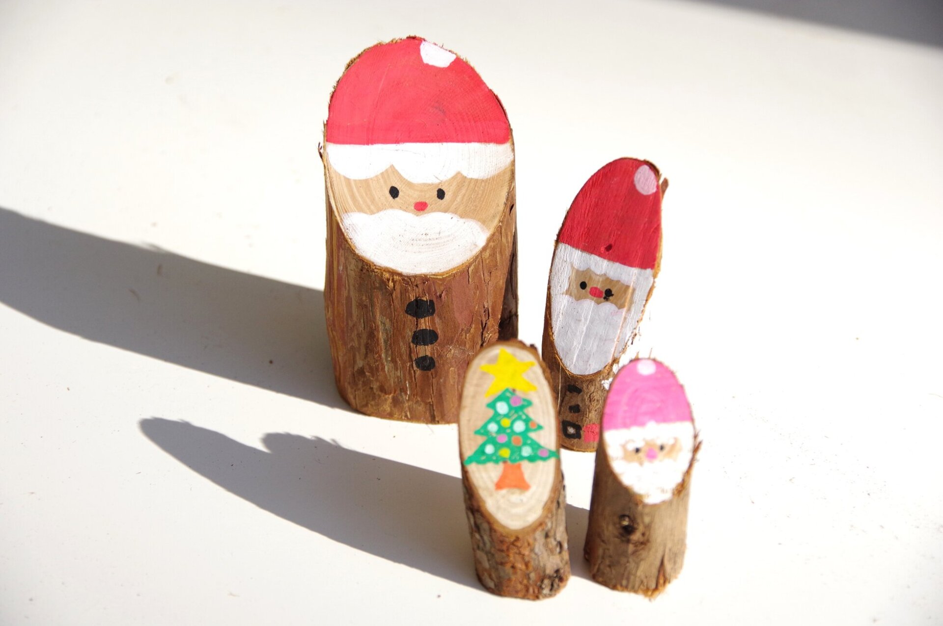 鉄道林を用いたサンタクロース