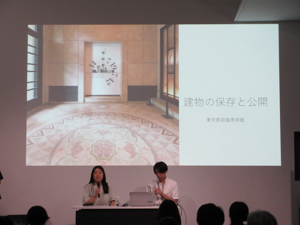 トークセッション①「建造物を使いながら守る」の様子