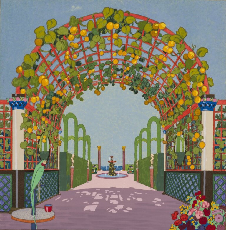 レイモン・シャルメゾン《アーケード》『美しい庭園』 1919年　東京都庭園美術館蔵の画像